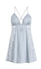 POWDER BLUE SATEEN SELENA SLIP